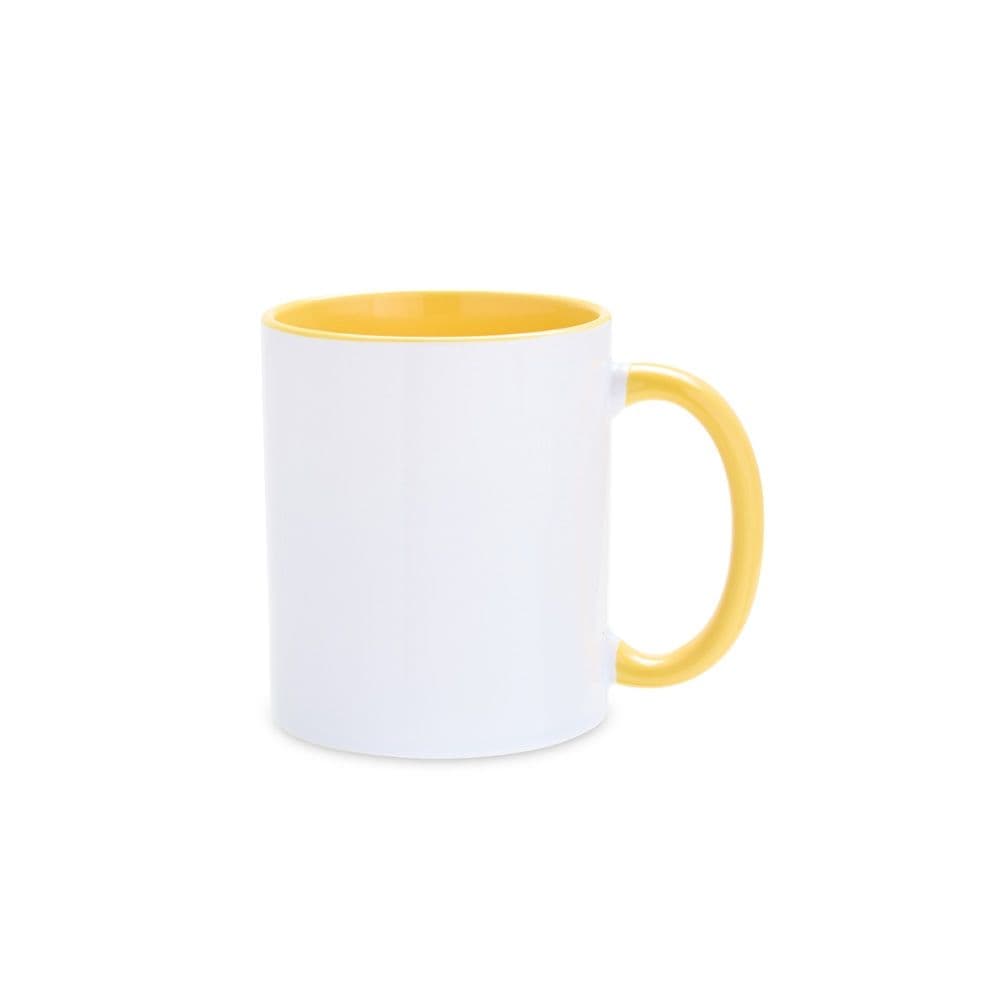 Caneca Cerâmica 330ml — Amarelo