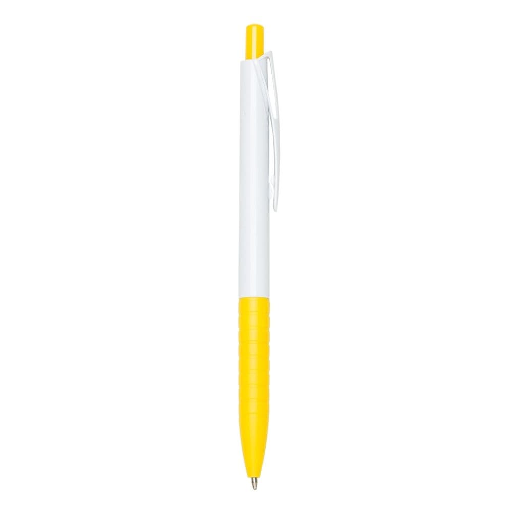 Caneta Plástica — Amarelo