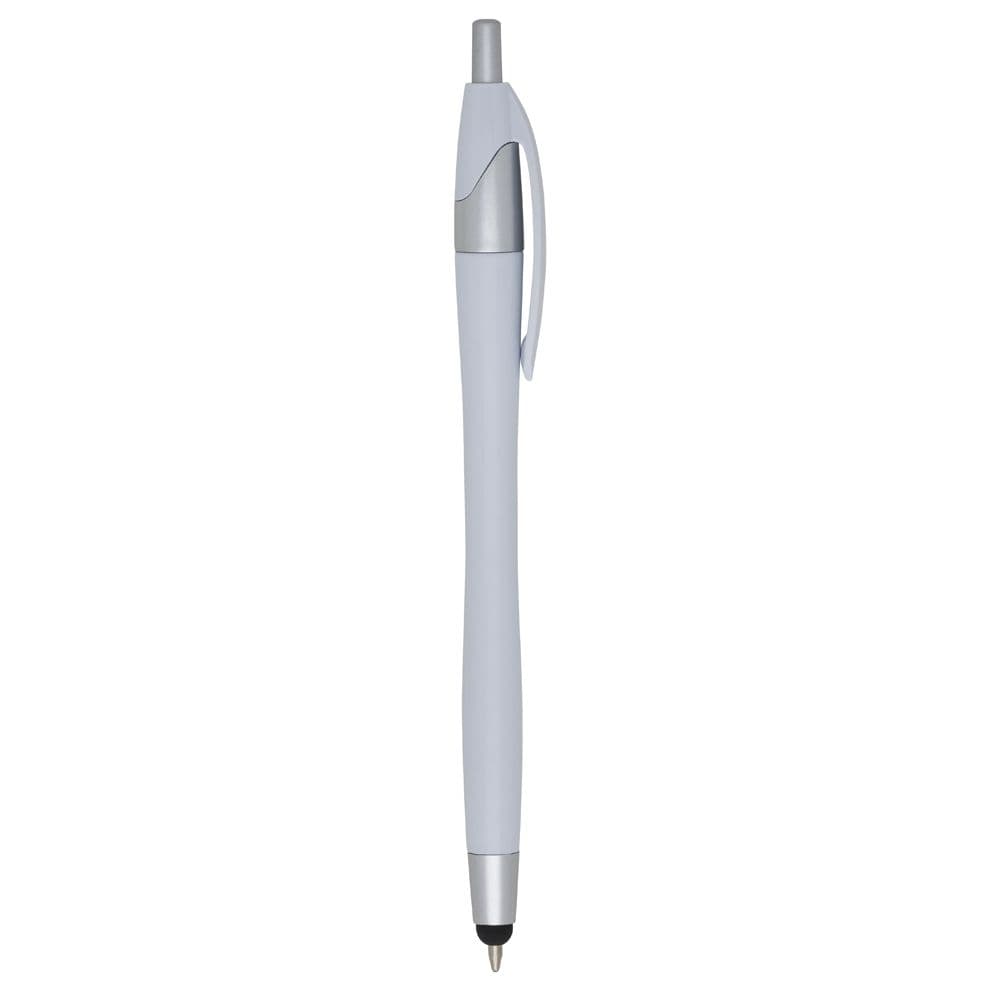 Caneta Plástica Touch — Branco
