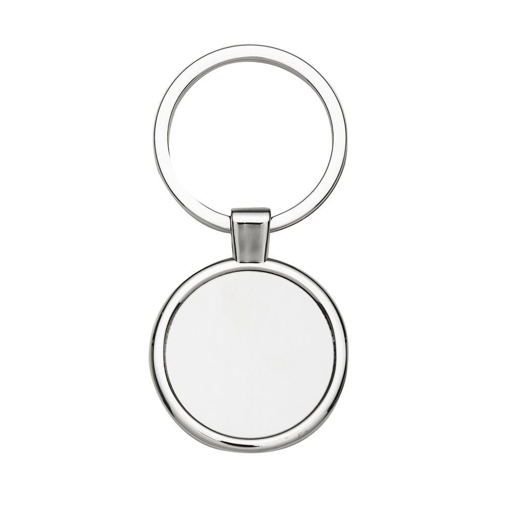 Chaveiro Metal Redonda — Prata