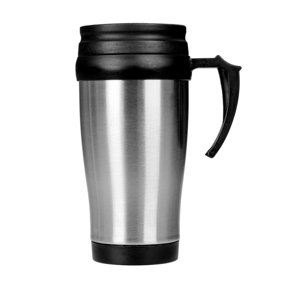 Caneca Inox 400ml — Prata