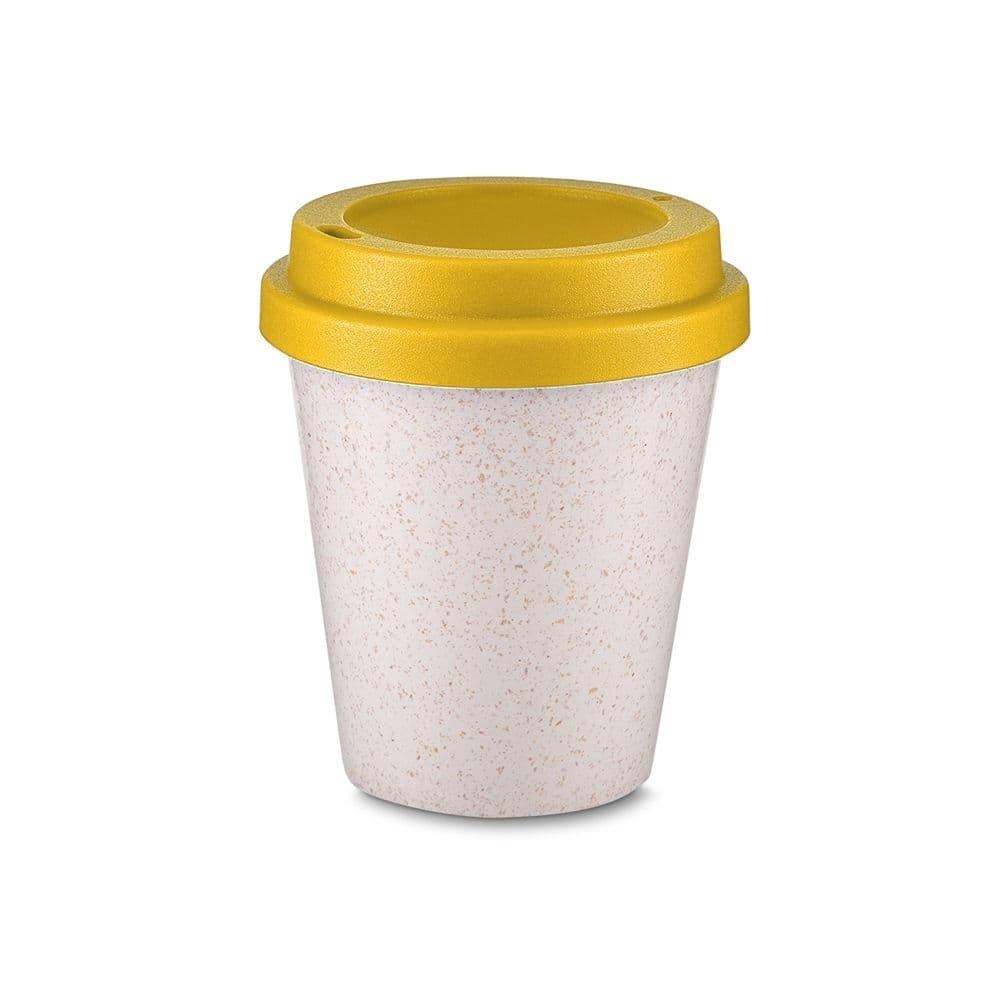 Copo Fibra de Arroz 350ml — Amarelo