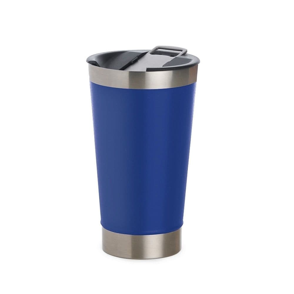 Copo Térmico 500ml com Abridor — Azul