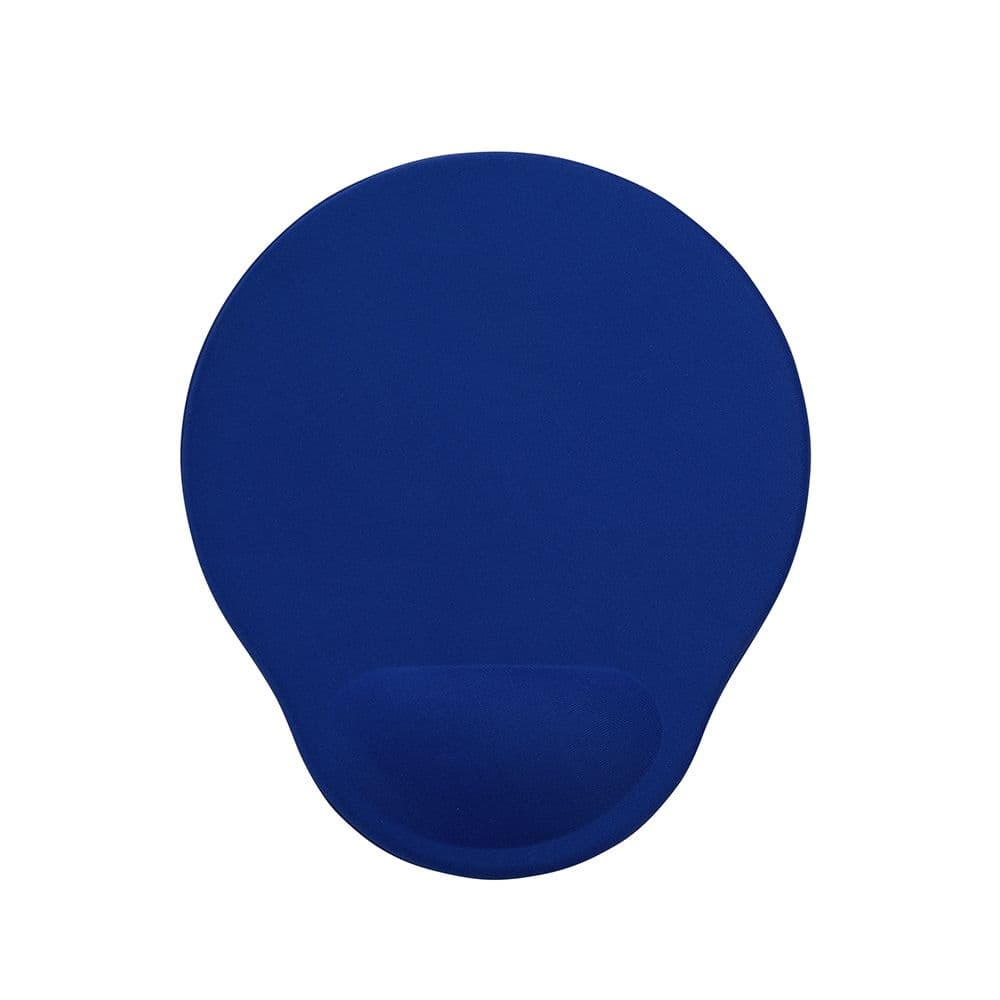 Mouse Pad Ergonômico Espuma — Azul